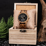 BOBO BIRD Watch Wood Wristwatch Man Handcrafted Vintage New Wooden Quartz Watch With Stylish Natural Wood Watch Unique Custom