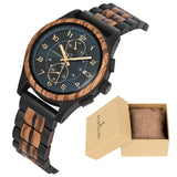 BOBO BIRD Watch Wood Wristwatch Man Handcrafted Vintage New Wooden Quartz Watch With Stylish Natural Wood Watch Unique Custom