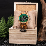 BOBO BIRD Watch Wood Wristwatch Man Handcrafted Vintage New Wooden Quartz Watch With Stylish Natural Wood Watch Unique Custom