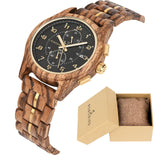 BOBO BIRD Watch Wood Wristwatch Man Handcrafted Vintage New Wooden Quartz Watch With Stylish Natural Wood Watch Unique Custom