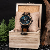 BOBO BIRD Watch Wood Wristwatch Man Handcrafted Vintage New Wooden Quartz Watch With Stylish Natural Wood Watch Unique Custom