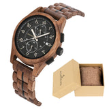 BOBO BIRD Watch Wood Wristwatch Man Handcrafted Vintage New Wooden Quartz Watch With Stylish Natural Wood Watch Unique Custom