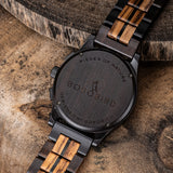 BOBO BIRD Watch Wood Wristwatch Man Handcrafted Vintage New Wooden Quartz Watch With Stylish Natural Wood Watch Unique Custom