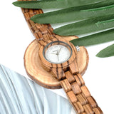 BOBO BIRD Women Watch Unique Bamboo Wooden jam wanita unik Fashion Quartz Wristwatches In Gift Box V-O29