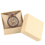 Luxury Wood Watch Mechanical Self-Wind Men's Watches High Quality Wooden Bangle Watchband Roman Numerals Display Automatic Clock