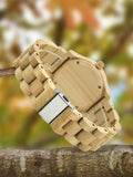 Couple Wooden Quartz Watch Men and Women Handmade Lightweight Date Display Fashion Watches