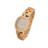 Dentily Natural Wooden Women Watches Watch Handmade Quartz Wood Watch Sport Unique Wristwatch for Women