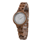 Wooden Watch for Women, Wolkenstein Analog Watch 33mm, Made from Natural Wood with Japanese Quartz Movement