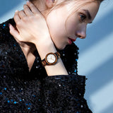Personalized creative watch shell faced dial colorful strap wooden quartz watches for man woman relojes para hombres