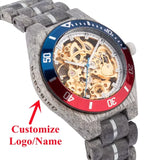 Mechanical Watch Men Wooden Watches BOBO BIRD Luxury Fashion Automatic Wristwatch Luminous Timepiece Clock Custom Gift Box OEM