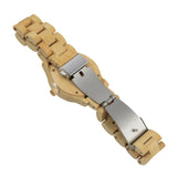 Couple Wooden Quartz Watch Men and Women Handmade Lightweight Date Display Fashion Watches