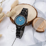 Wooden Watch for Women, Wolkenstein Analog Watch 33mm, Made from Natural Wood with Japanese Quartz Movement