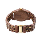 Wooden Wrist Watches For Men Fashion Quartz Wristwatches With Clock Date Week Timepieces Wood Wach Box for Him reloj hombre